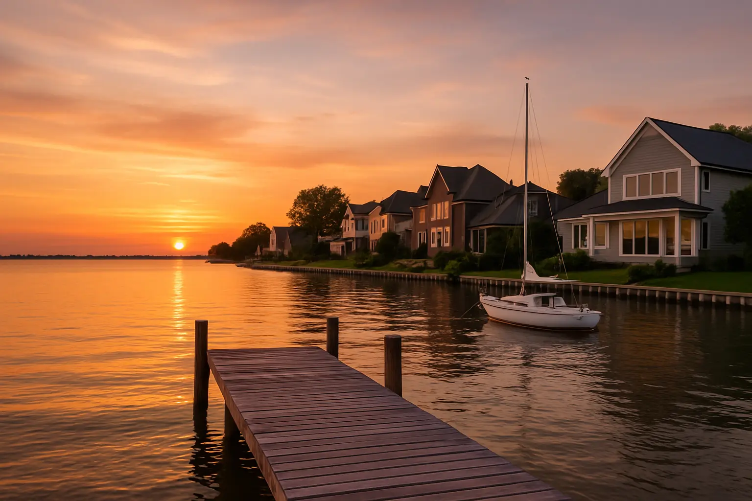 Waterfront Living in New Baltimore: A Hidden Gem on Lake St. Clair