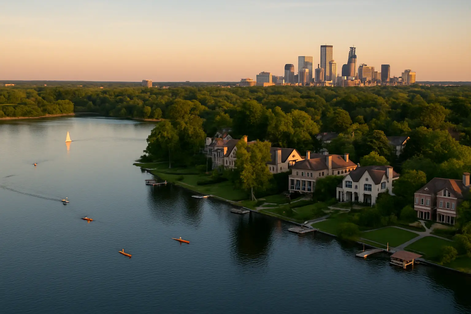 Minneapolis Lakes: Your Gateway to Luxury Living and Year-Round Recreation