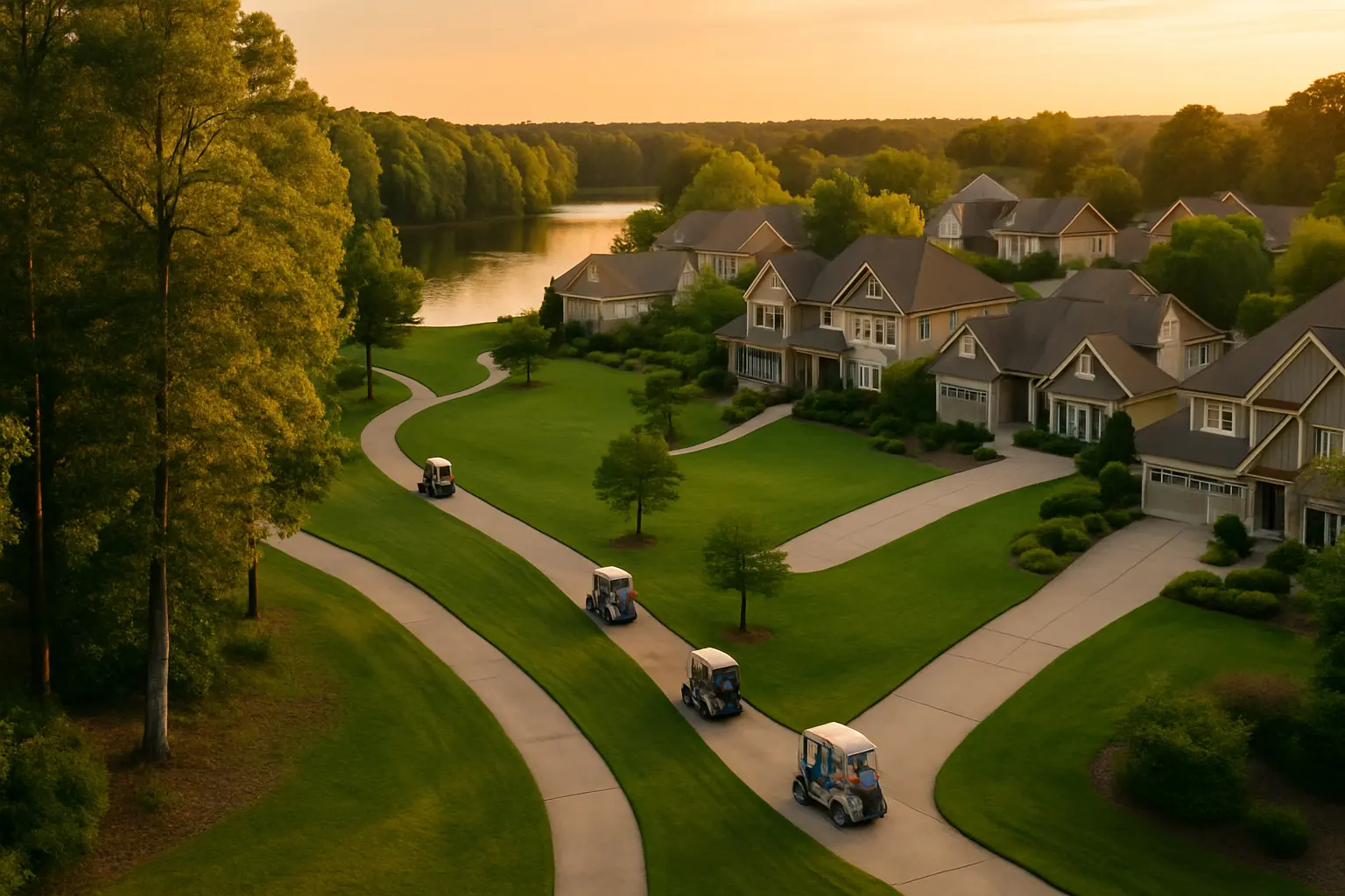 Golf Cart Paradise: Why Peachtree City's Unique Lifestyle is Drawing Home Buyers