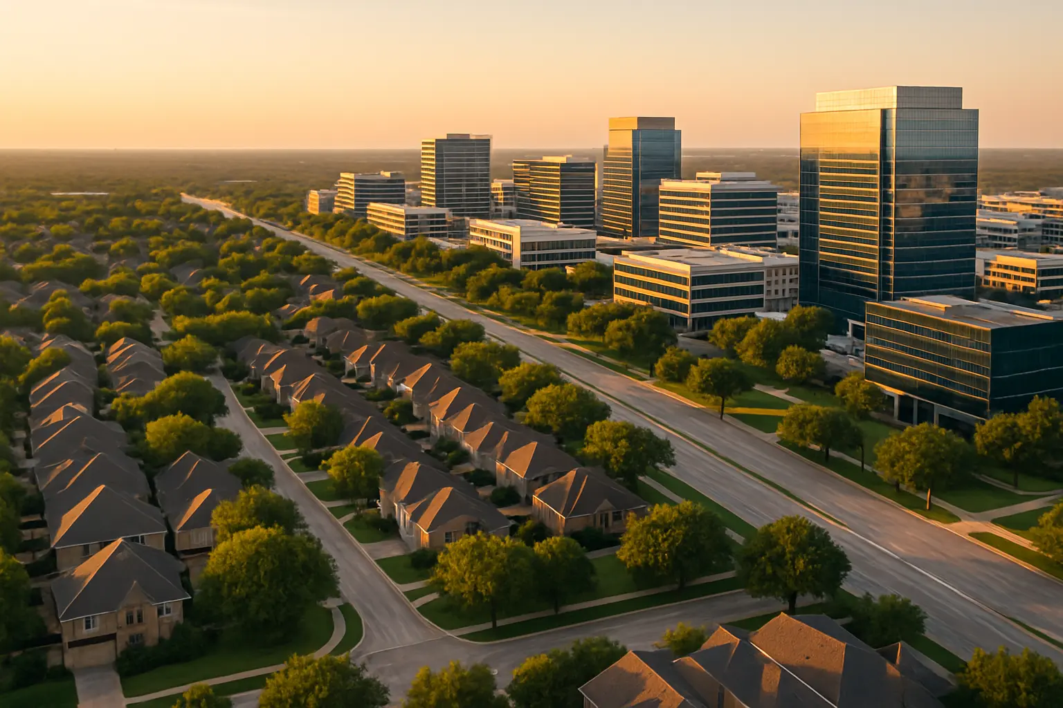 The Business Hub Next Door: Richardson's Dual Appeal for Home and Office Investors