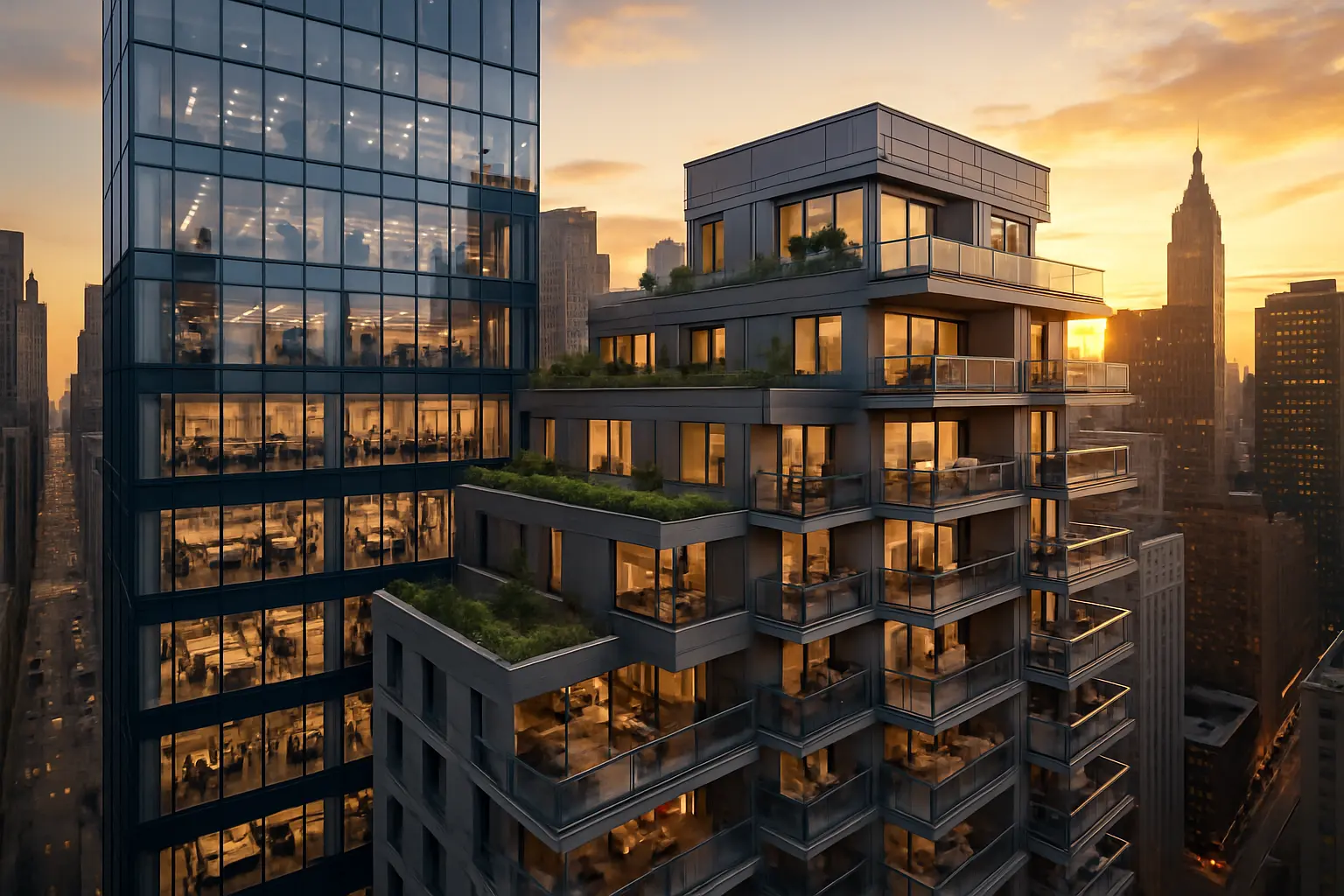 The Urban Fusion: Where Commercial Meets Residential in Midtown's Evolution