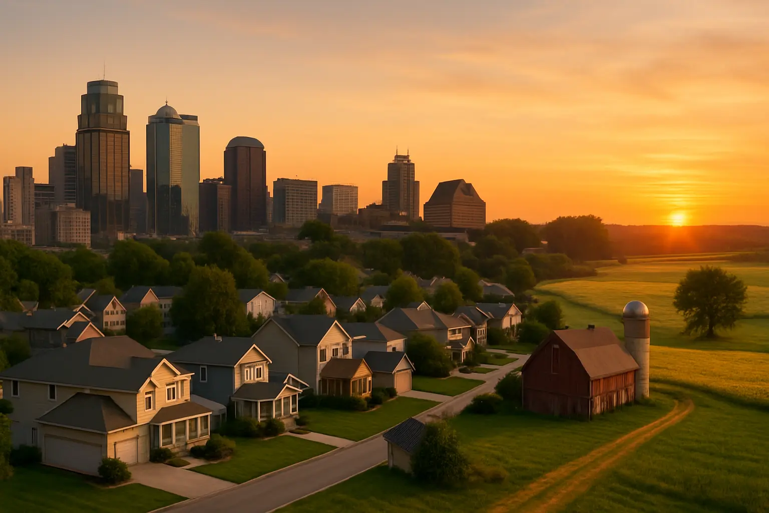 From Urban to Rural: The Growing Appeal of Kansas City Metro's Diverse Real Estate Markets