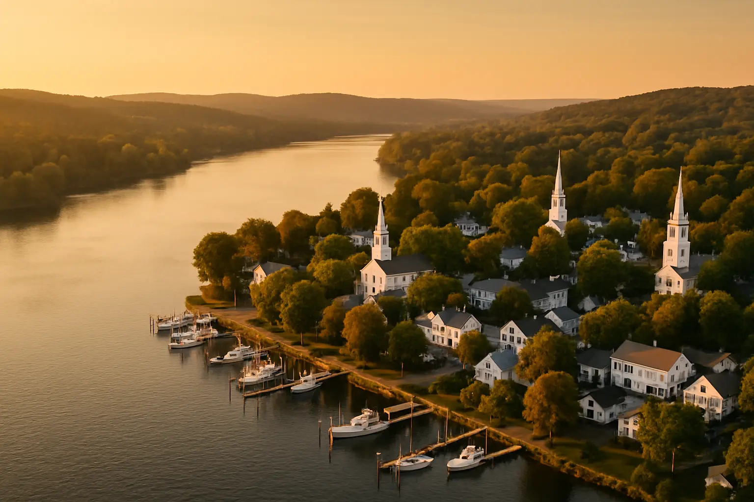 The Connecticut River Valley's Golden Triangle: Deep River, Chester, and Essex