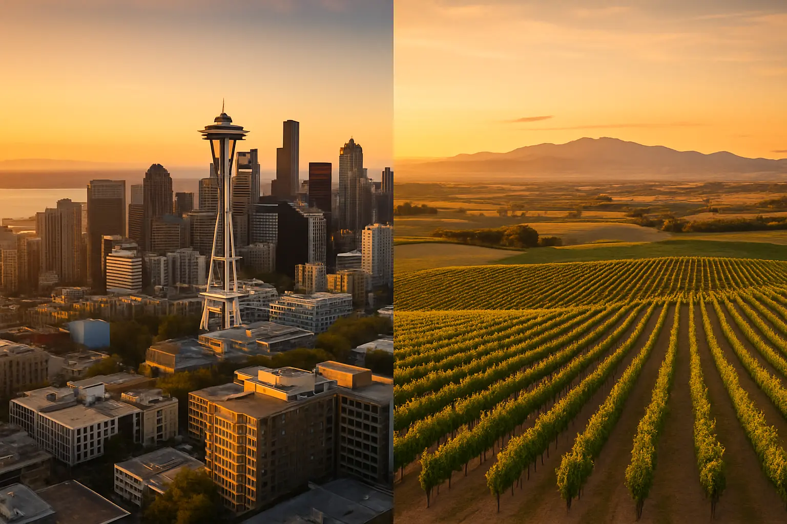 From Urban Core to Vineyard Views: The Tale of Two Washington Markets
