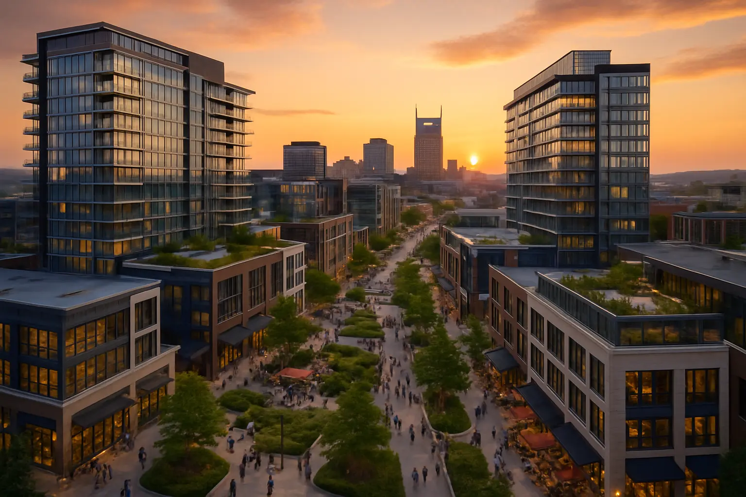 The Mixed-Use Revolution: How Nashville's Urban Design is Reshaping Property Values