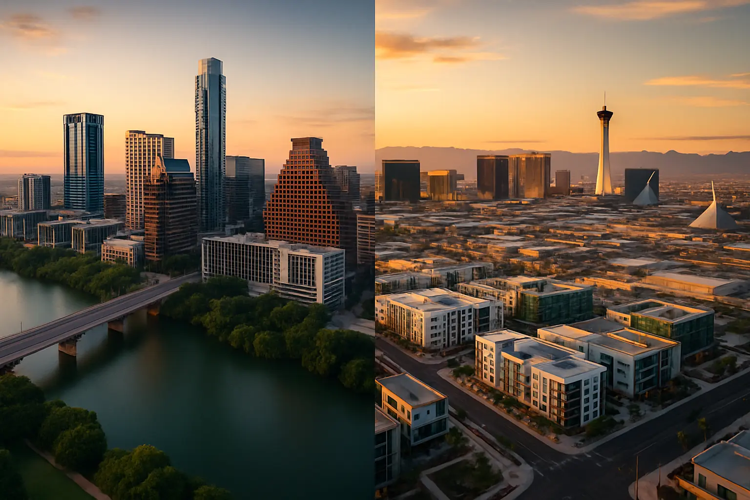Tech Meets Tradition: The Evolution of Austin and Las Vegas Real Estate Markets