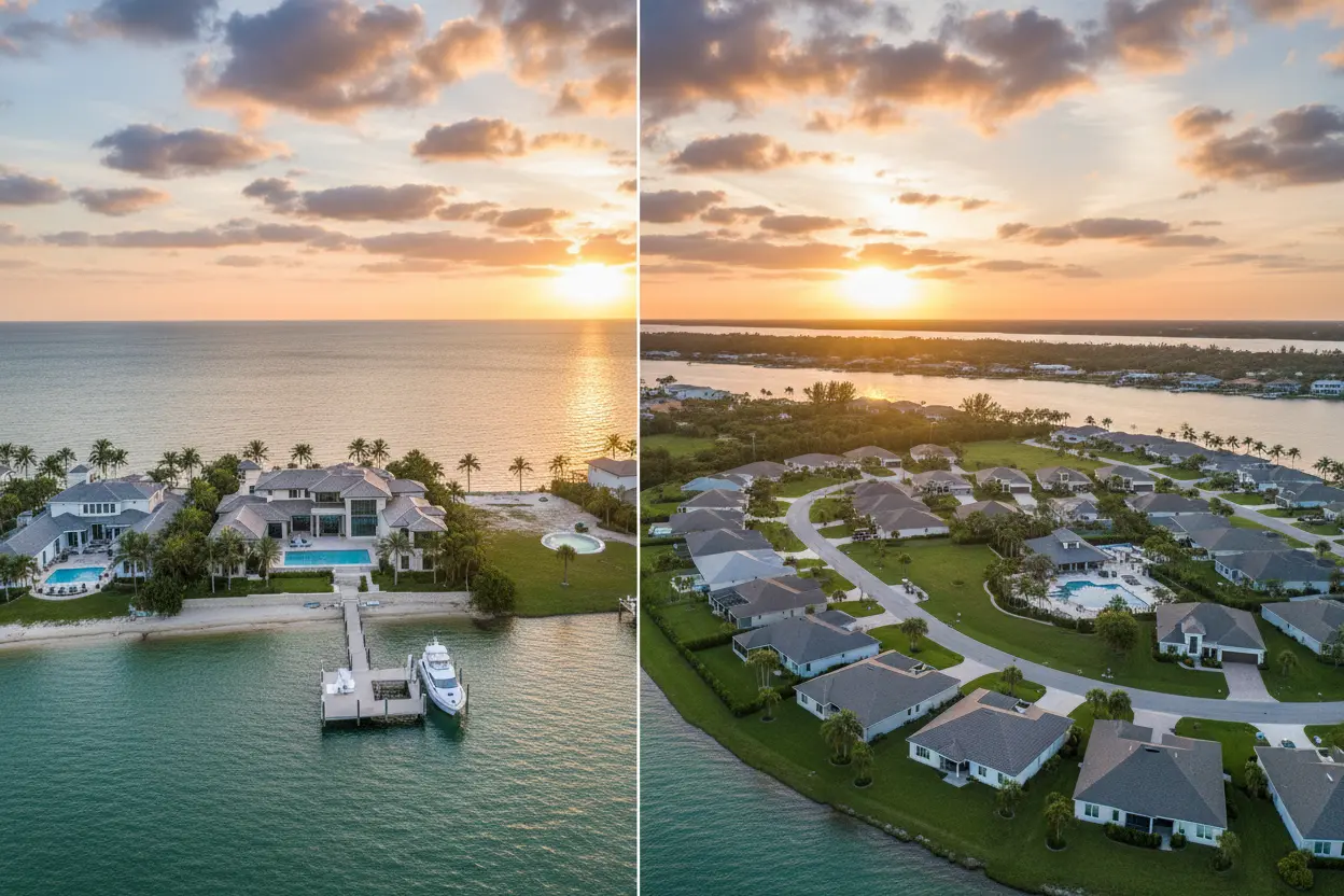 Waterfront Living vs. Inland Properties in Southwest Florida