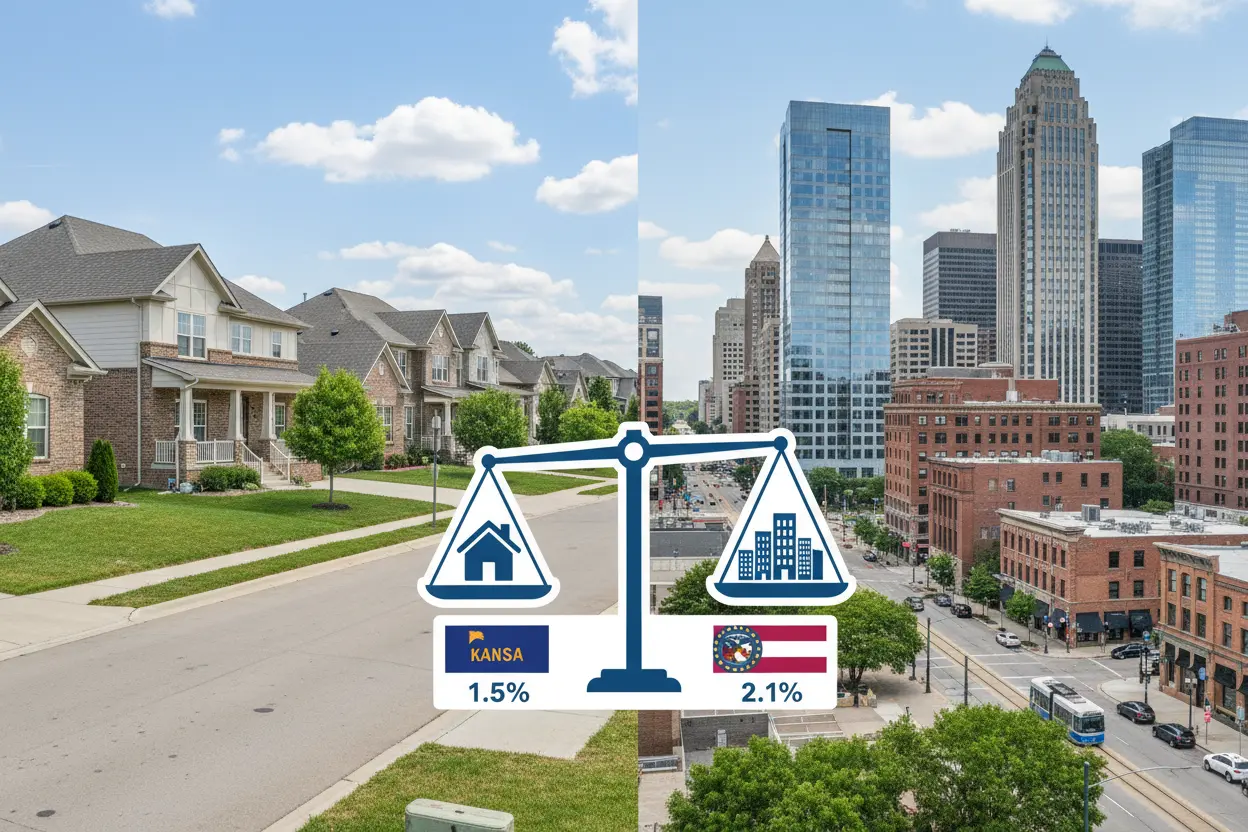Property Tax Differences: Kansas City, KS vs Kansas City, MO