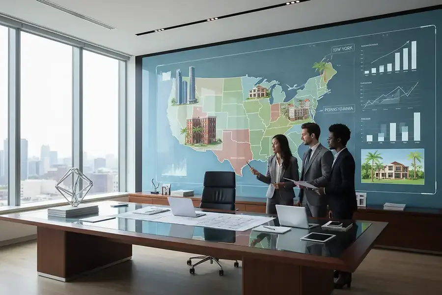 Multi-State Real Estate Investment: Comparing Markets in NY, PA, and FL