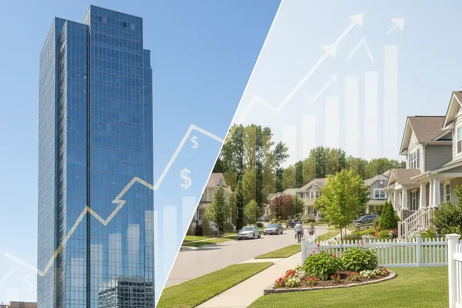 Balancing Investment Returns: Commercial vs Residential Real Estate