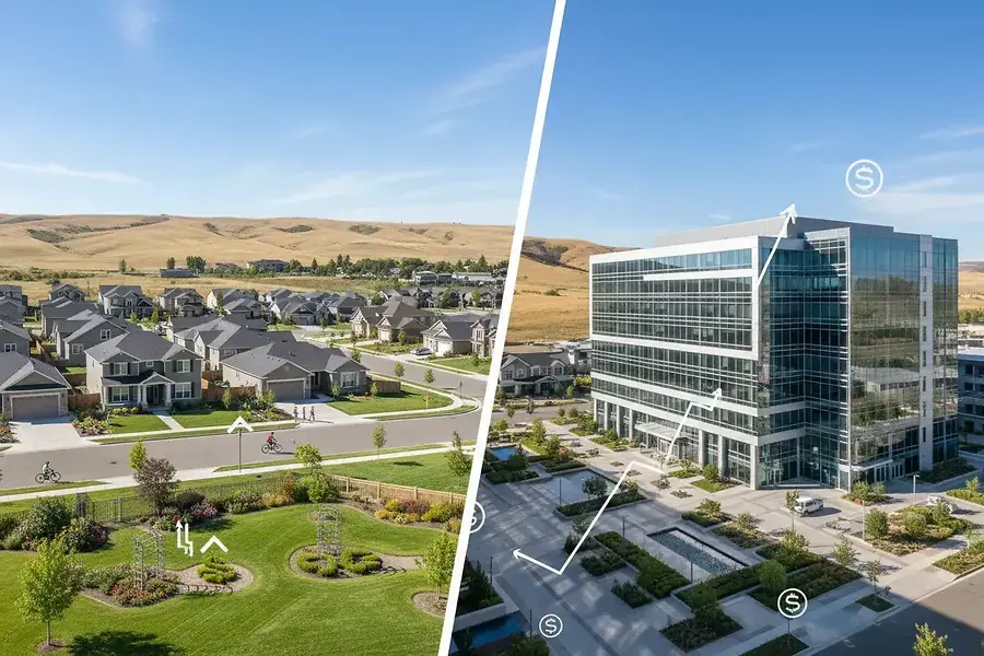 Residential vs. Commercial: Choosing Your Treasure Valley Investment