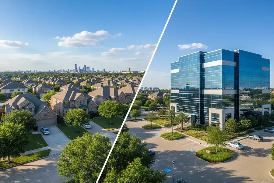 Residential vs. Commercial: Finding Your Perfect Property Investment in Houston's Suburbs