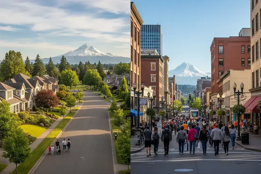 Suburban vs. Urban Living: Choosing Your Ideal Home in the Portland Metro Area